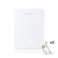 Alechaung เครื่องชั่งดิจิตอล เครื่องชั่งดิจิตอลในครัว Kitchen scale g/oz/ml/lb จอแสดงผล LED ชั่งได้สูงสุด 5KG ดีไซน์บาง น้ำหนักเบา จัดเก็บง่าย
