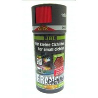 JBL GranaCichilid (CLICK)  อาหารสำหรับปลาหมอแคระ 110g./250ml