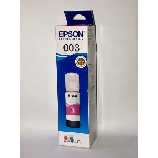 หมึก epson003แท้ 100% สีชมพู MAGENTA สินค้าเอปสันไทยแลนด์ ราคา 190 บาท*ส่งฟรี