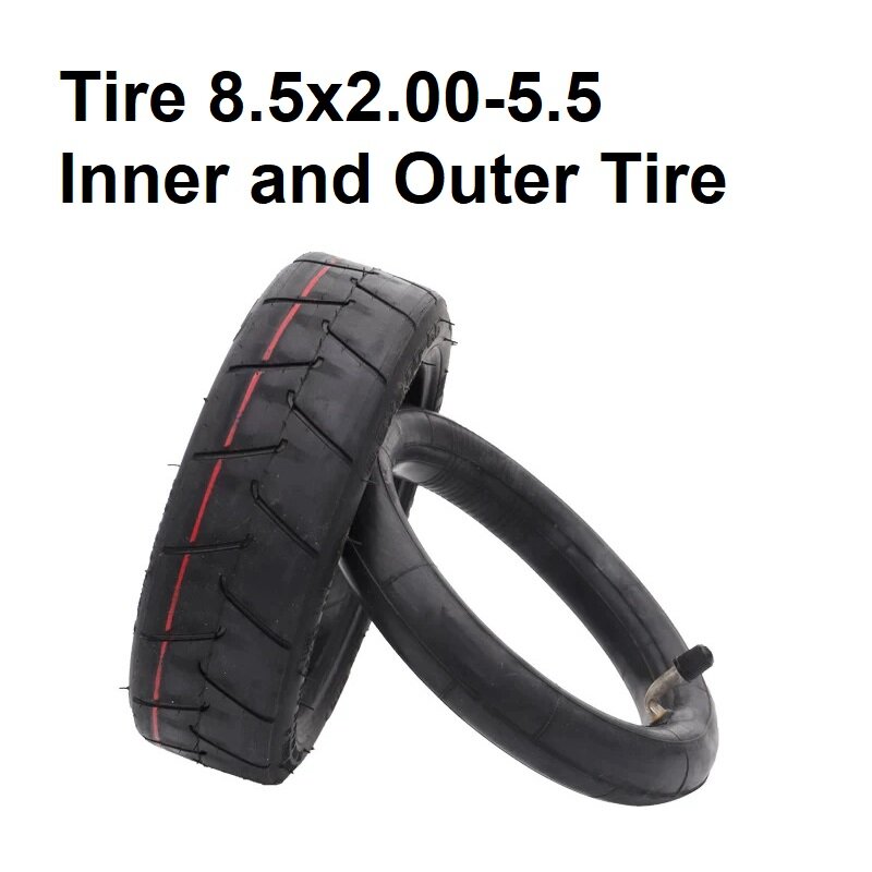 Electric Scooter Tire 8.5x2.00-5.5 Inner and Outer Solid Tire Pneumatic Tire CST for INOKIM Light 2