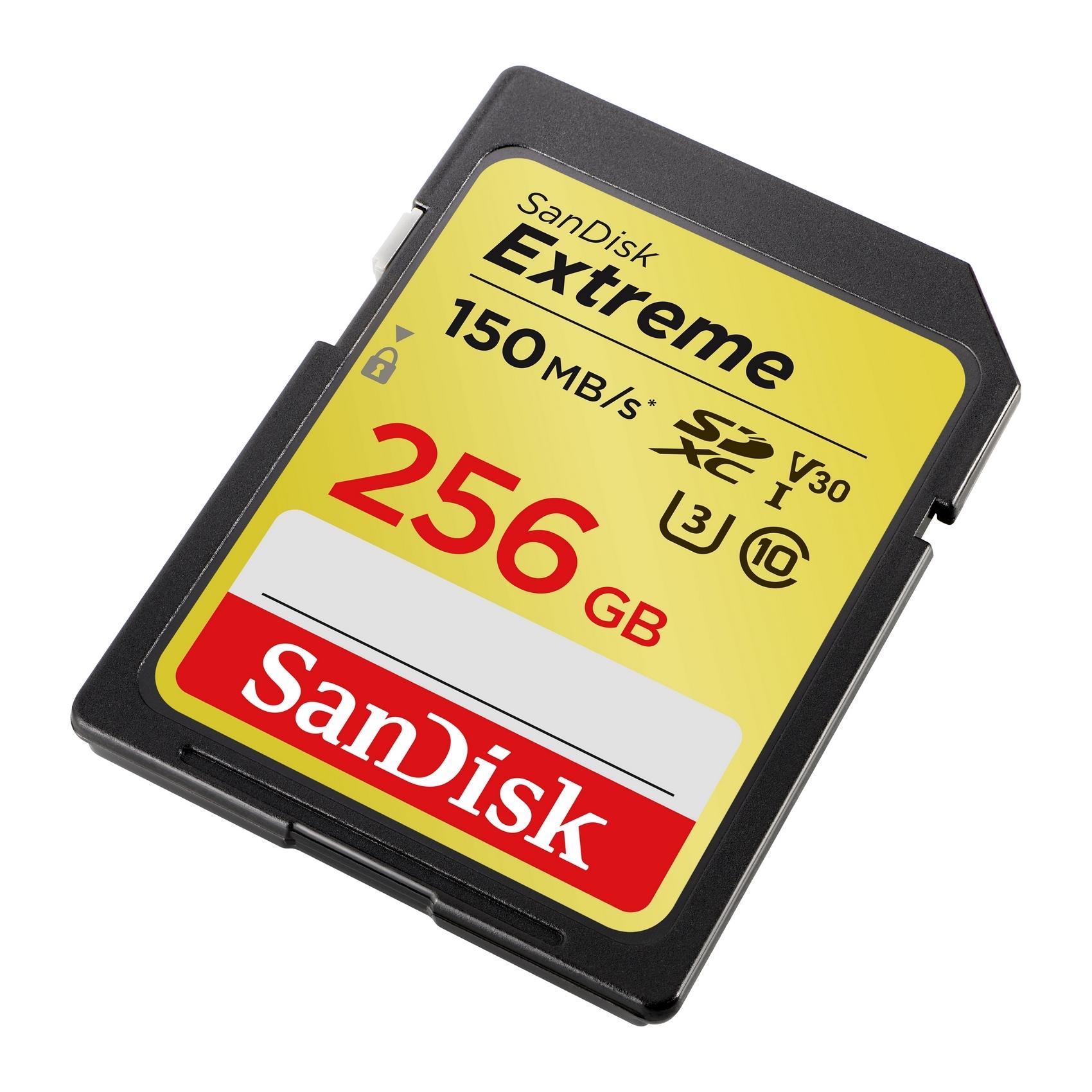 SanDisk Extreme SDXV5 256GB, SDXC, V30, U3, C10, UHS-I, 150MB/s R, 70MB/s W, 4x6, Lifetime Limited - 256GB (SDSDXV5_256G_GNCIN) ( เมมโมรี่การ์ด ไมโครเอสดี การ์ด )
