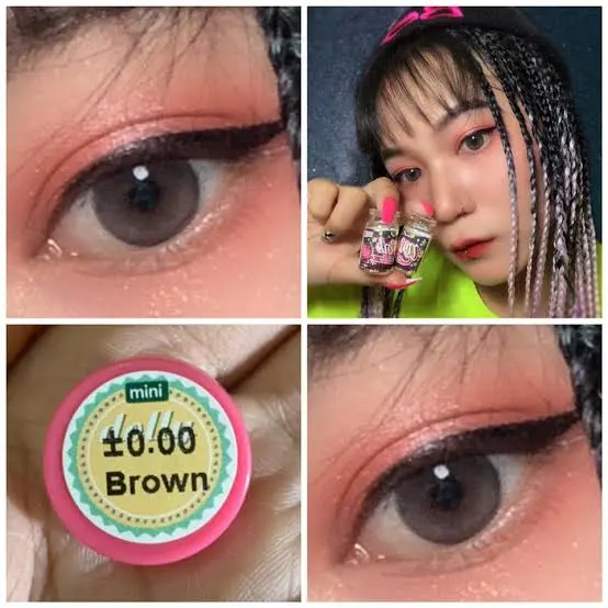 Mini dolly brown ละมุนกับสีตาจริง คอนแทคเลนส์, bigeye,บิ๊กอาย