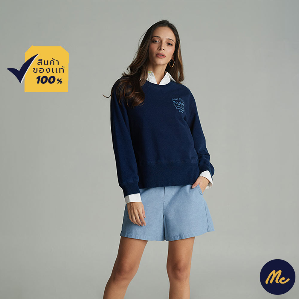 Mc Jeans กางเกงขาสั้นผู้หญิง กางเกงขาสั้น เอวยางยืด ผ้าคอตตอน ใส่สบาย MAJZ05 ราคา 297 บาท*ส่งฟรี
