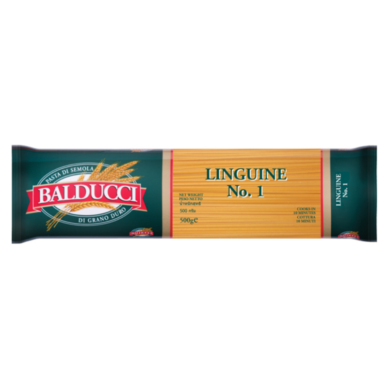 Linguine No.1 Pasta 500g Balducci brand ราคา 71 บาท*ส่งฟรี
