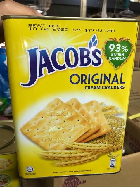 ขนมปัง แครกเกอร์ จาค๊อบส์ Jacob’s Original Cream Creacker รสดั่งเดิม cream cracke