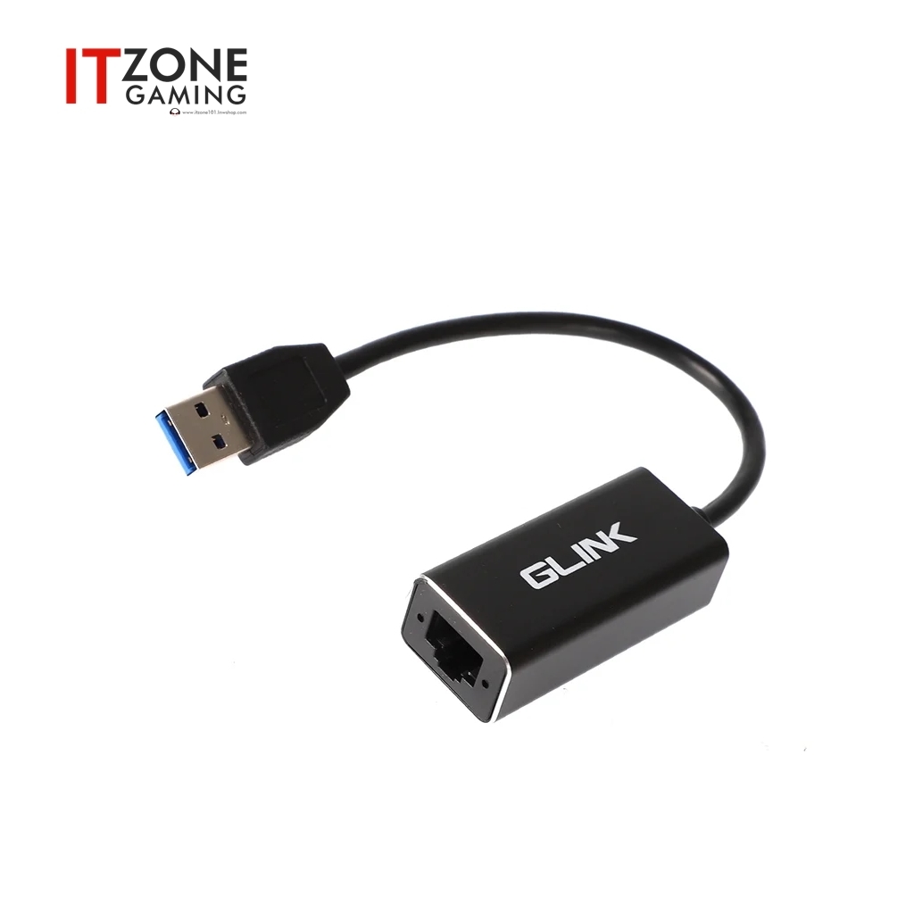Converter USB 3.0 TO RJ45 10/100/1000 GLINK (GL015) ตัวแปลง USB 3.0 เป็น Lan Gigabit
