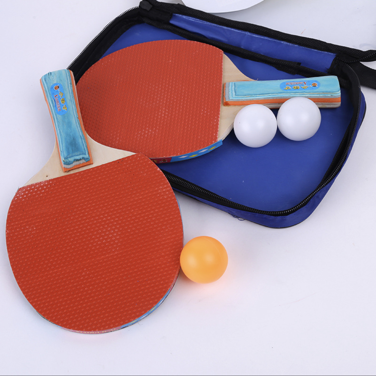 Z0TY-P  ความบันเทิงสำหรับครอบครัวกีฬาออกกำลังกายชุดไม้ปิงปองไม้เนื้อแข็งยางคาร์บอนไฟเบอร์พายปิงปอง Ping pong paddle