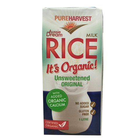 Pureharvest Rice Milk Unsweetened   1L