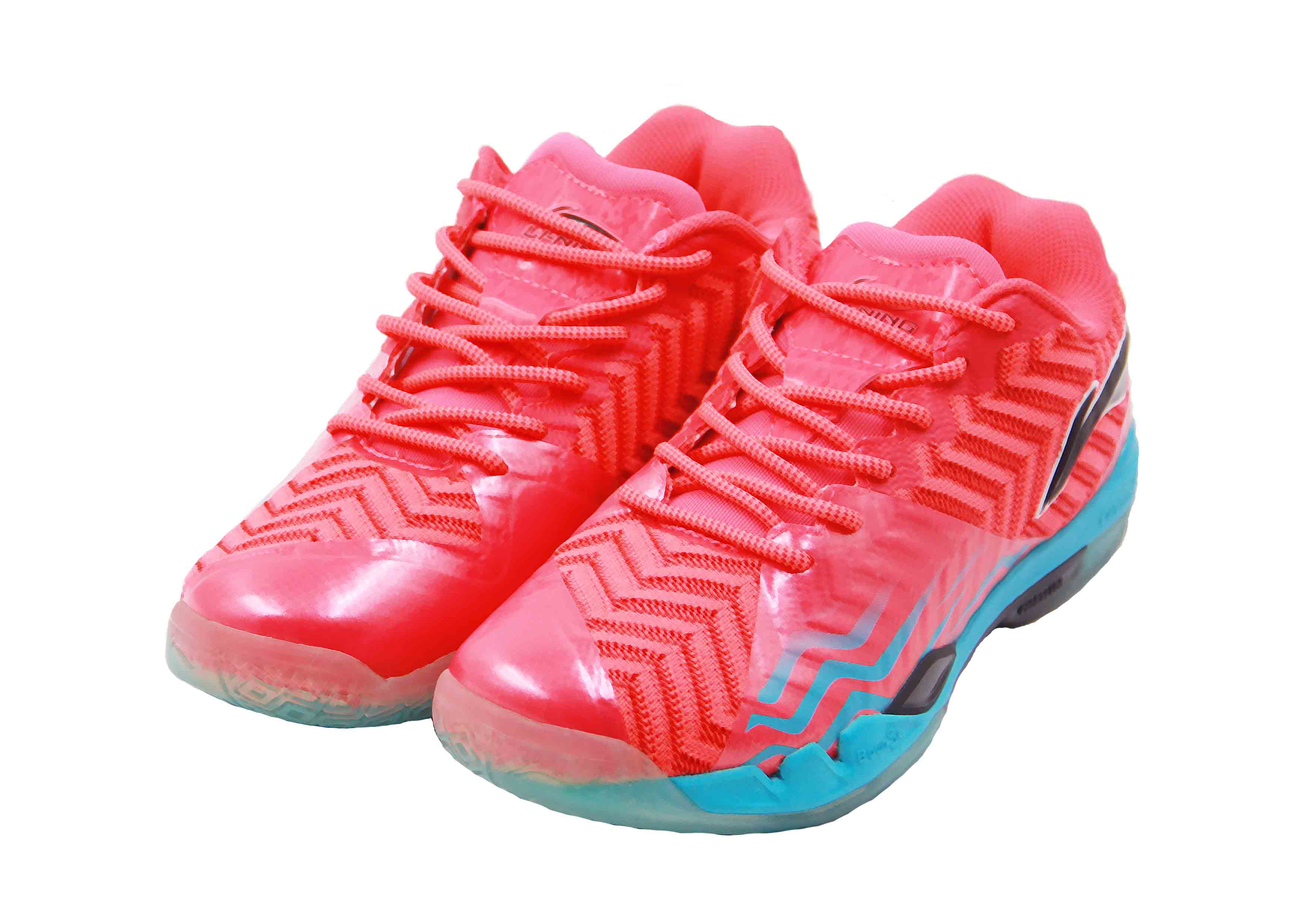 LI-NING รองเท้าแบดมินตัน SONIC BOOM (AYAN019-2) PINK BADMINTON SHOES