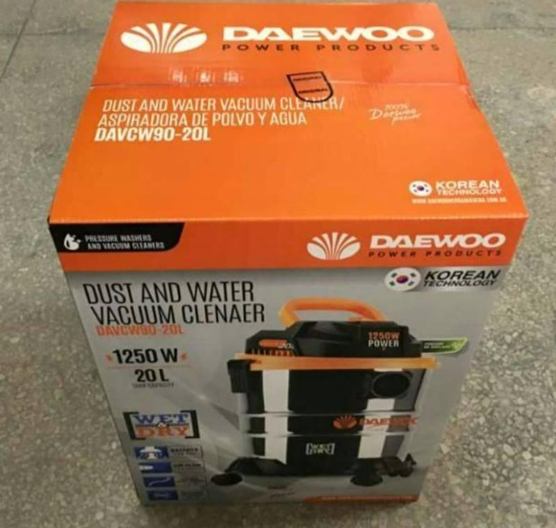 DAEWOO เครื่องดูดฝุ่น 3 ระบบ ดูดฝุ่น ดูดเปียก และดูดแห้ง มีขนาด 15ลิตร DAVCW90-15L / 20ลิตร DAVC90W-