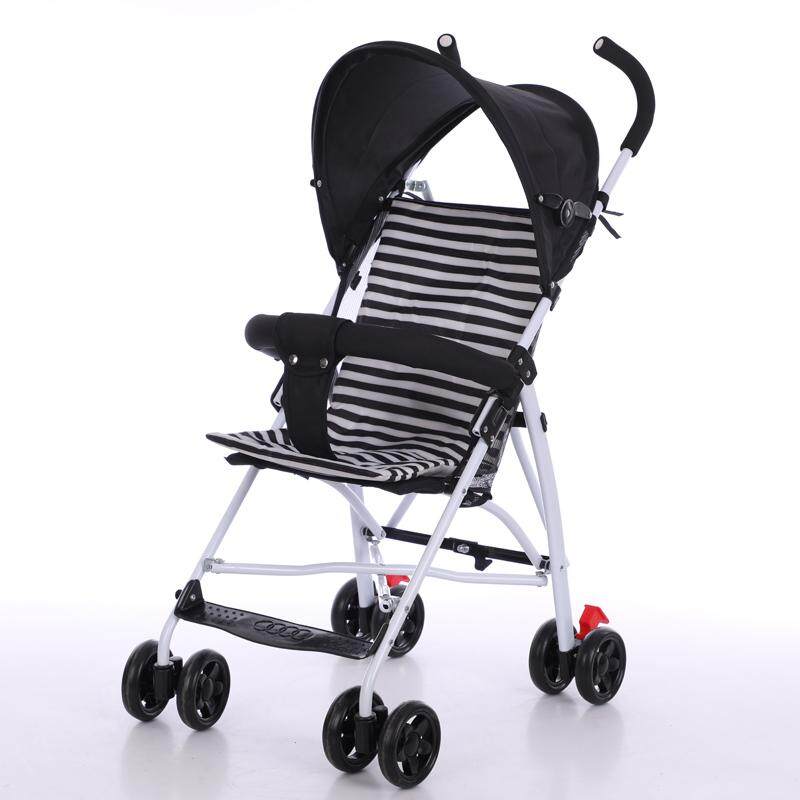 รถเข็นเด็ก Baby Stroller รองรับหนัก ฟรี เบาะ รุ่น 608#  สีดำBlack