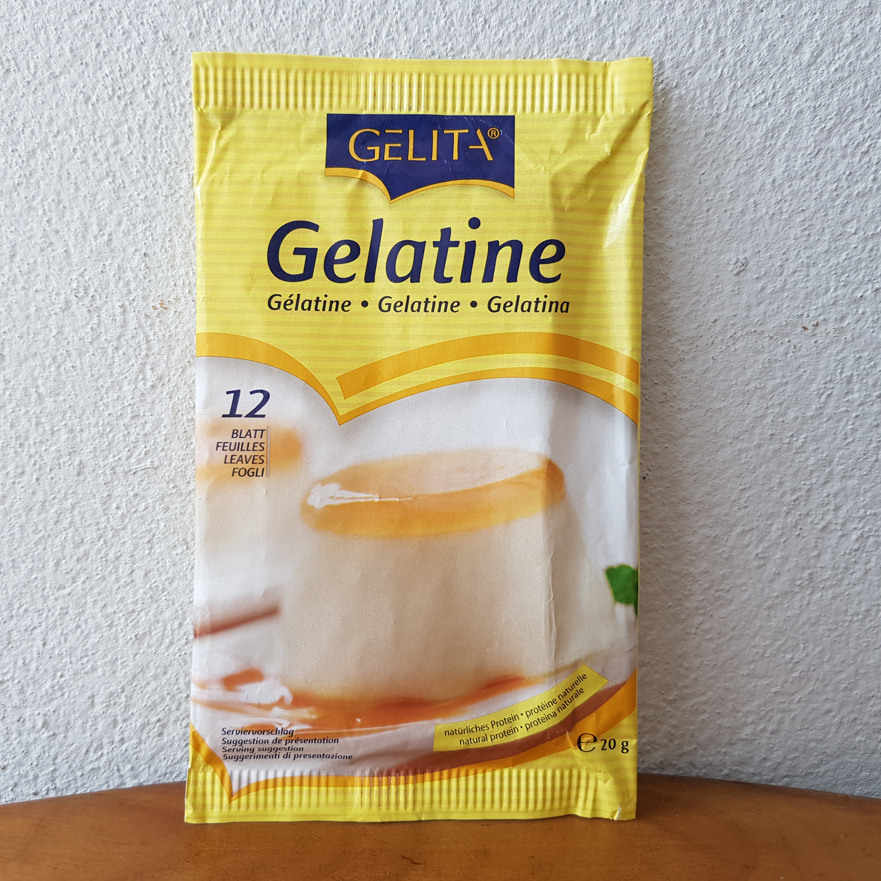 [Keto] แผ่นเจลาติน Gelatine Gelita ทำขนมคีโต KinD Keto