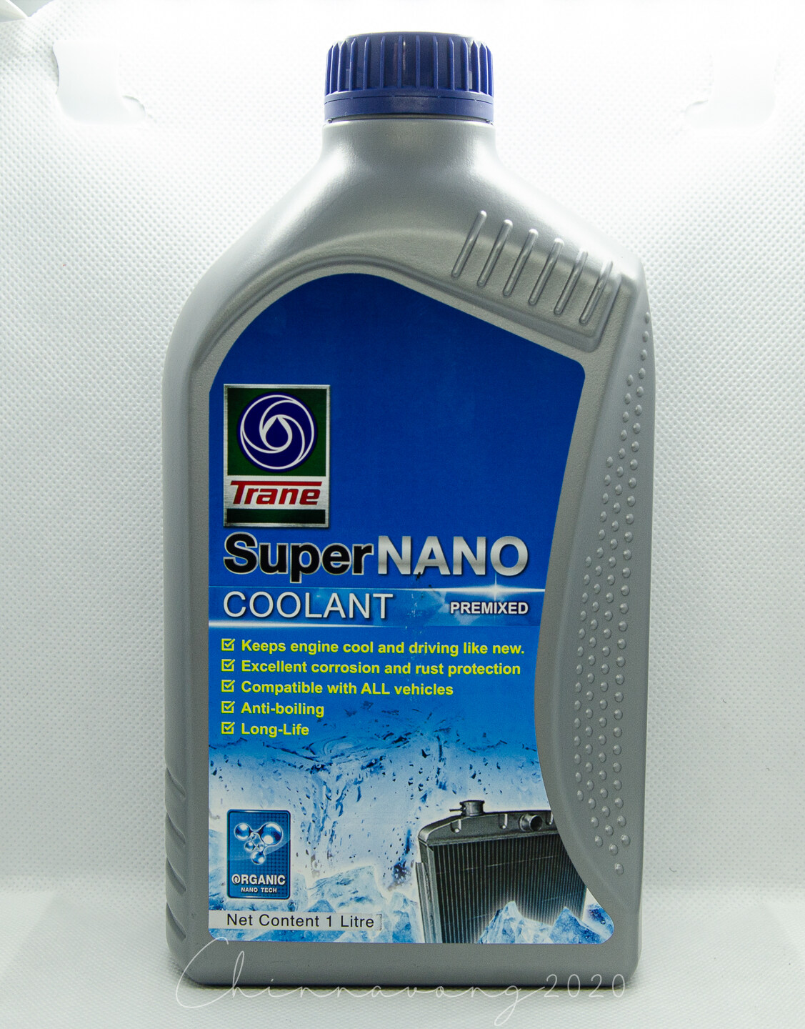 น้ำยาหม้อน้ำ น้ำยาหล่อเย็น Coolant Trane Super Nano (สีฟ้า) 1ลิตร