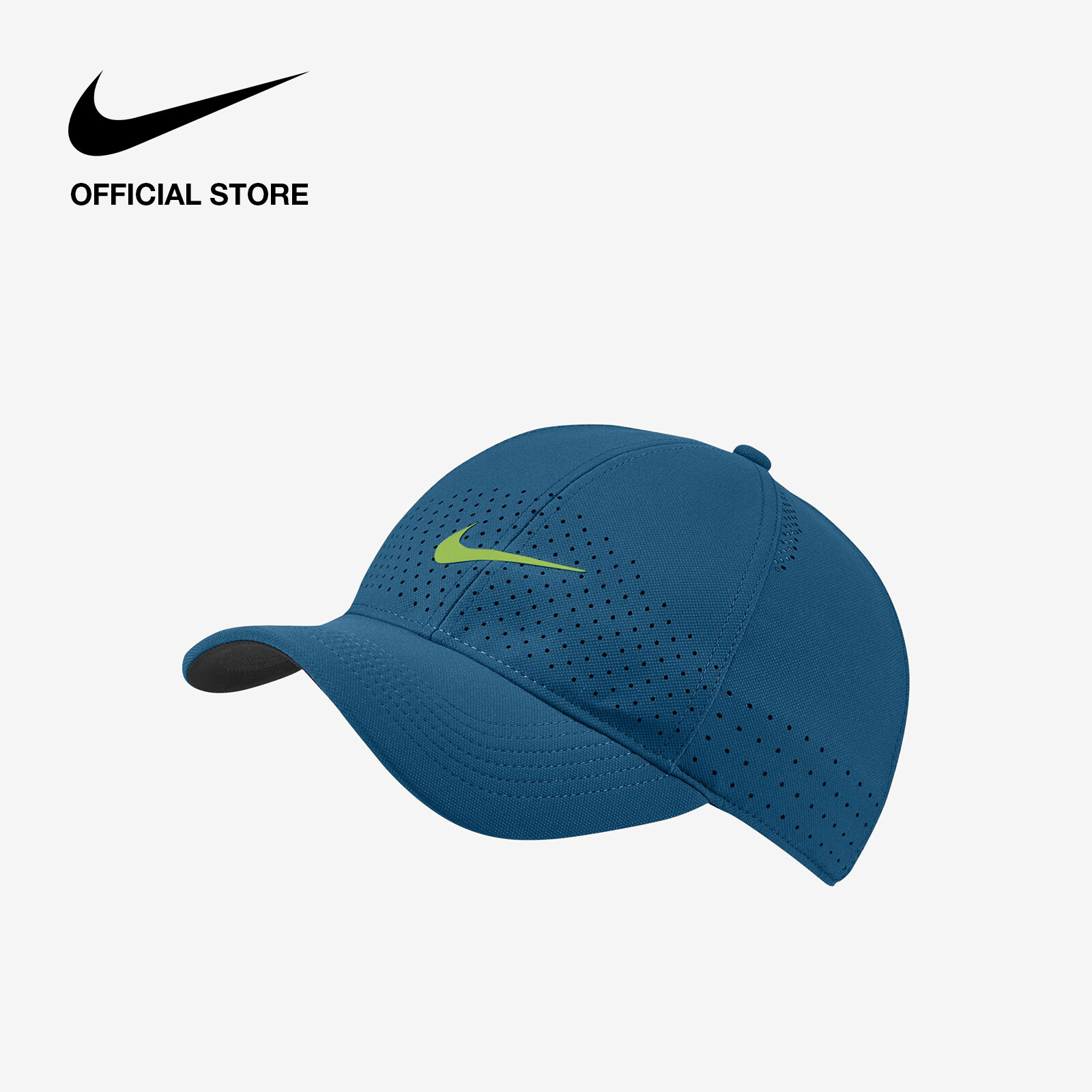 Nike Unisex AeroBill Legacy91 Cap - Blue ไนกี้ หมวกแก๊ป ยูนิเซ็กส์ แอโร่บิล เลกาซี่ 91- สีฟ้า
