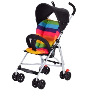 ภาพหน้าปกสินค้ารถเข็นเด็ก Baby Stroller รองรับหนัก ฟรี เบาะ รุ่น 808#  สีดำBlack ที่เกี่ยวข้อง
