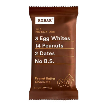 Rxbar Choc Peanut Butter Protein Bar 52g