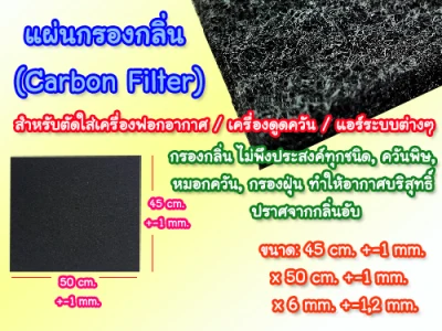 แผ่นกรองกลิ่น (Carbon Filter)
