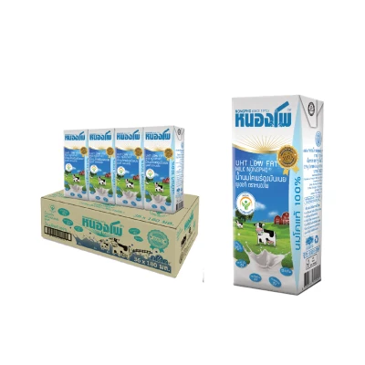 Nongpho UHT Low-Fat Plain Milk 180 ml. X 36