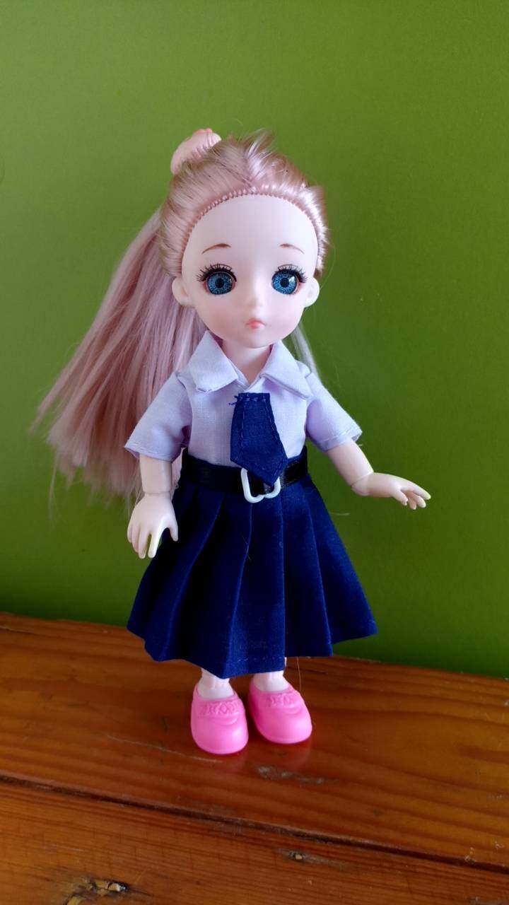 ชุดตุ๊กตา บาโบลี่ ชุดนักเรียน Baboliy Doll clothes student uniforms ดาร์บี่ Lati ลาติ