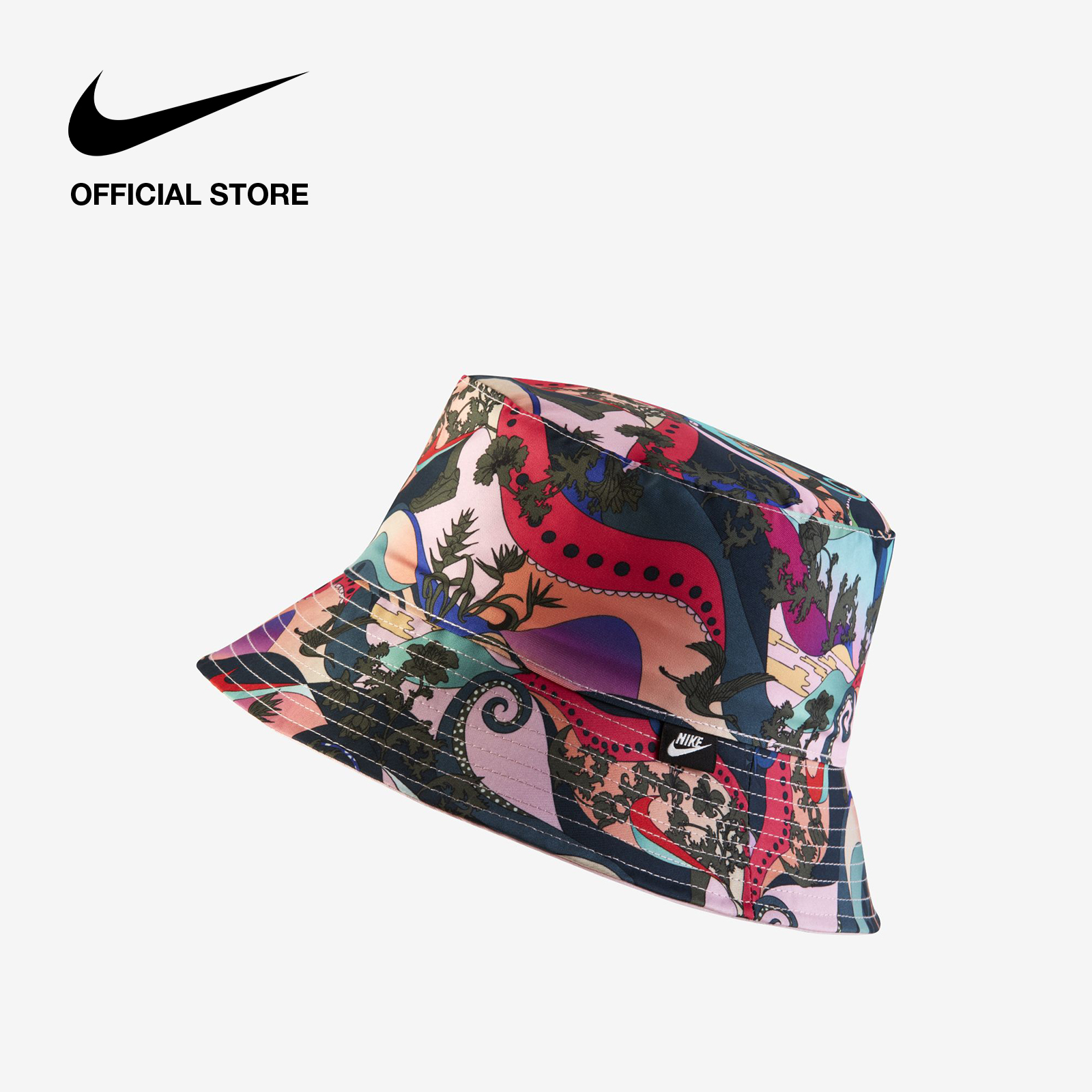 Nike Women's Sportswear Icon Clash Reversible Bucket Hat - Pink ไนกี้ หมวกปีกรอบผู้หญิงใส่ได้สองด้าน ไอค่อน แคลช - สีชมพู