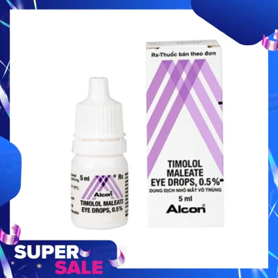 ยาหยอดตา Timolol Maleate eye drops 0.5%, 6.8mg