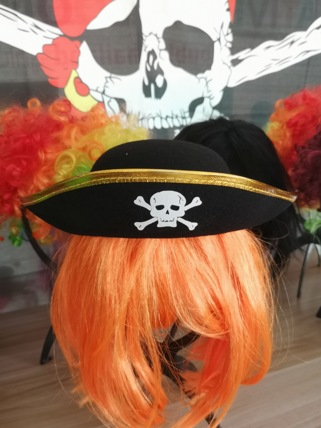 หมวกโจรสลัด หมวกไพเรท ชุด หมวก โจรสลัด ไพเรท พร็อพโจรสลัด พร็อพไพเรท พร็อพ แฟนซี ปาร์ตี้ Pirate Hat Prop Fancy party costume
