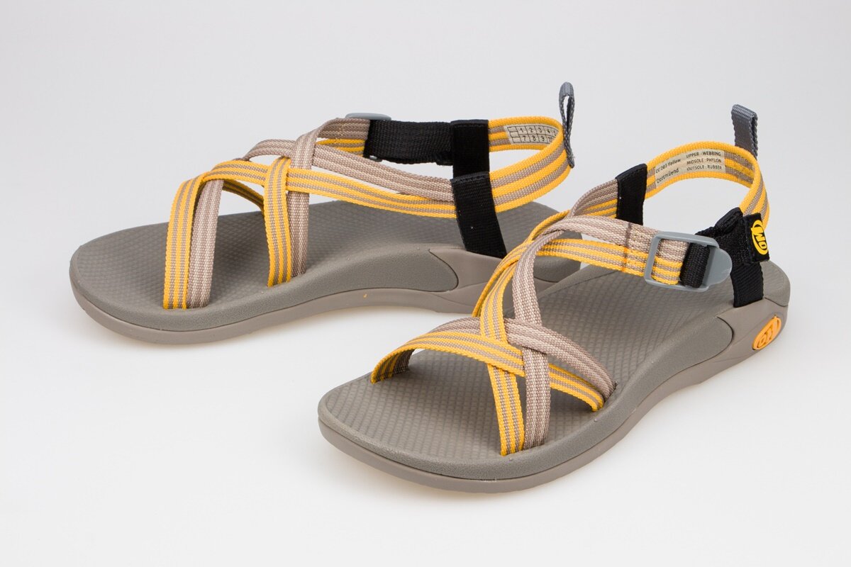 CC203-Yellow Dortmuend The Orthotic Sandals รองเท้าสุขภาพ ที่ช่วยบรรเทาอาการเจ็บจากฝ่าเท้าแบน หรือเท้าผิดรูป และฝึกให้ยืนได้ตรงขึ้น