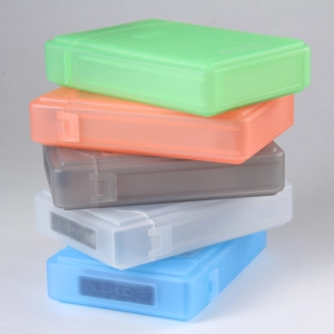 สินค้า กล่องเก็บ ฮาร์ทดิส กันกระแทก กันน้ำ กันฝุ่น สามารถวางซ้อนกันได้ 3.5 IDE SATA HDD Hard Drive Disk Plastic Storage Box Case Enclosure Cover (คละสี)