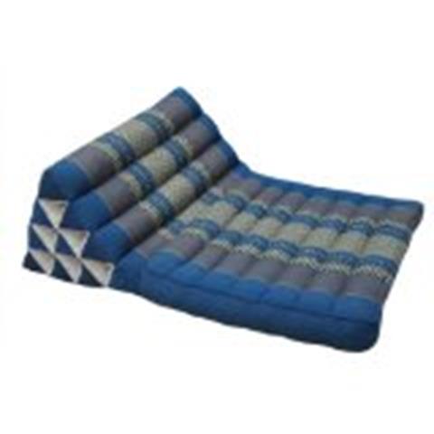 Thai Triangle Pillow with One Fold Cushion Seat 30x75x50 CM (หมอนสามเหลี่ยมสิบช่องหนึ่งพับ  ผ้าขิด)