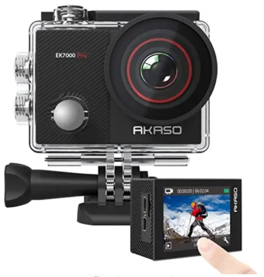 AKASO EK7000 Pro 4K Action Camera with hohem Isteady Pro 2 Gimbal