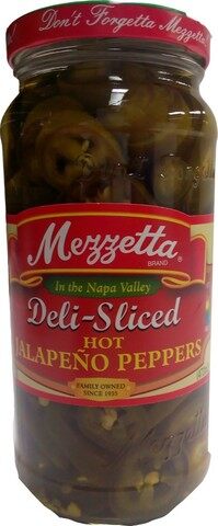 Mezzetta Deli Sliced Hot Jalapeno Pepper 454g