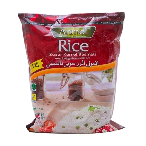 สินค้า Anmol Basmati Rice (Super Kernel) 1 Kg (ข้าวบาสมาติ)