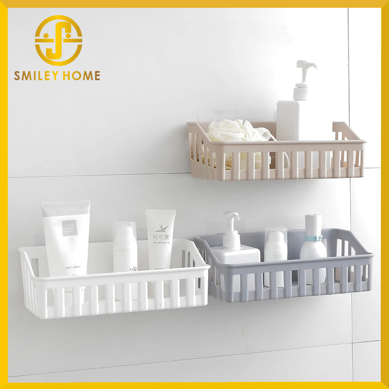 Smiley Home ชั้นพลาสติกวางของอเนกประสงค์  มี 3 สีให้เลือก