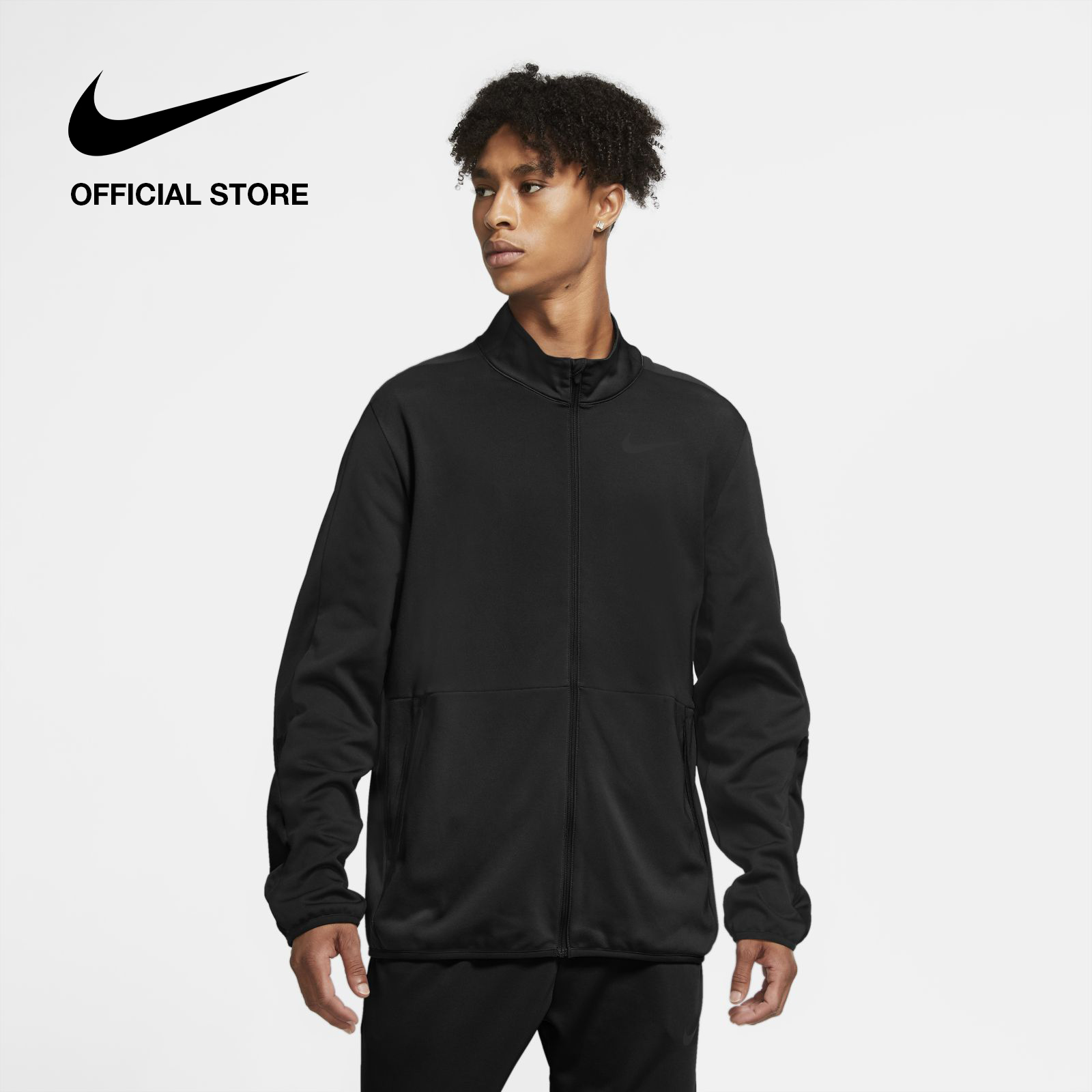 Nike Men's Epic Knit Jacket - Black ไนกี้ เสื้อแจ็คเก็ตผู้ชาย - สีดำ