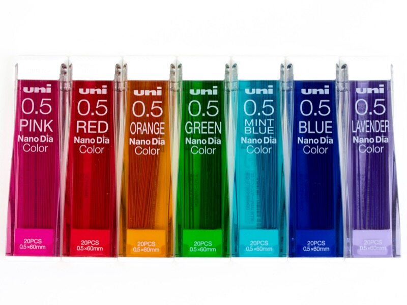 ไส้ดินสอสี Uni Nano Dia Color Refill 0.5 mm