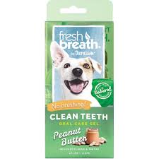 Tropiclean fresh breath Clean Teeth Gel เจลทำความสะอาดฟันสุนัข 118 มล.รส Peanut Butter