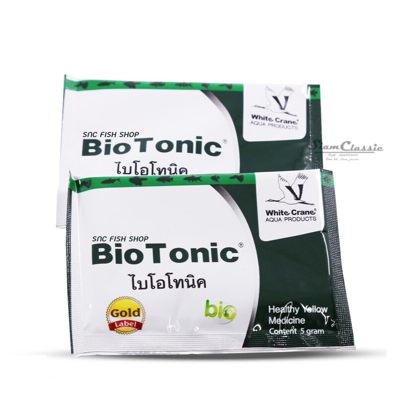 BioTonic ไบโอโทนิคชนิดซอง สารชีวภัณฑ์สำหรับป้องการเกิดเชื้อราและรักษาอาการเน่าเปื่อย 5 กรัม