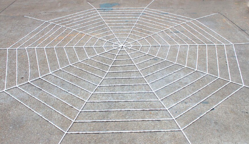 ใยแมงมุม ใยแมงมุมปลอม ใยแมงมุมสำเร็จรูป ขนาด 5 ฟุต และ 9 ฟุต ของตกแต่งฮาโลวีน ฮาโลวีน Halloween Fake Spider Web Cobweb