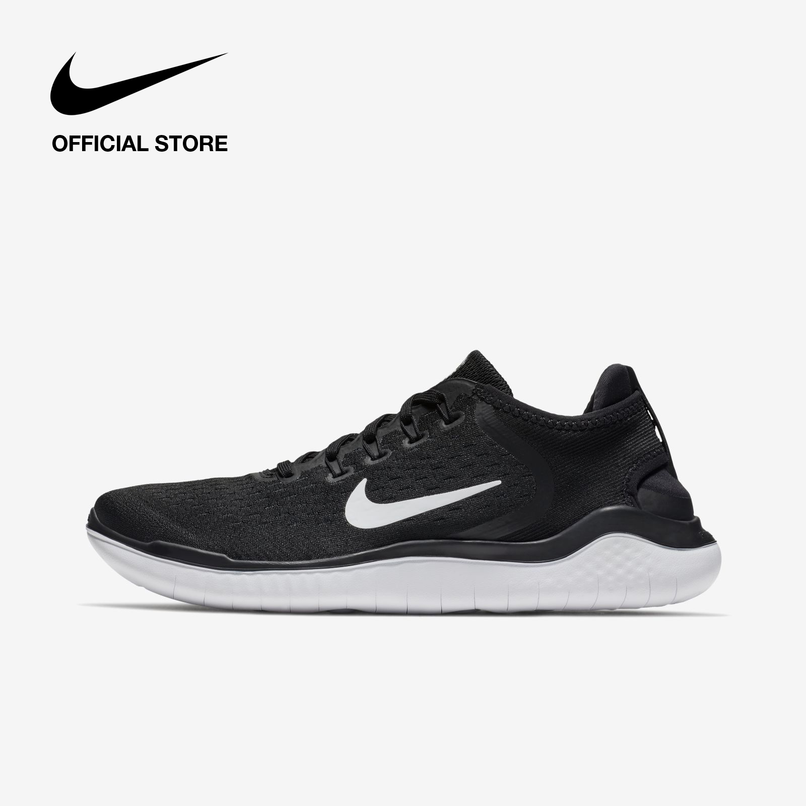 Nike Men's Free RN 2018 Running Shoes - Black ไนกี้ รองเท้าวิ่งผู้ชาย ฟรี อาร์เอ็น 2018 - สีดำ