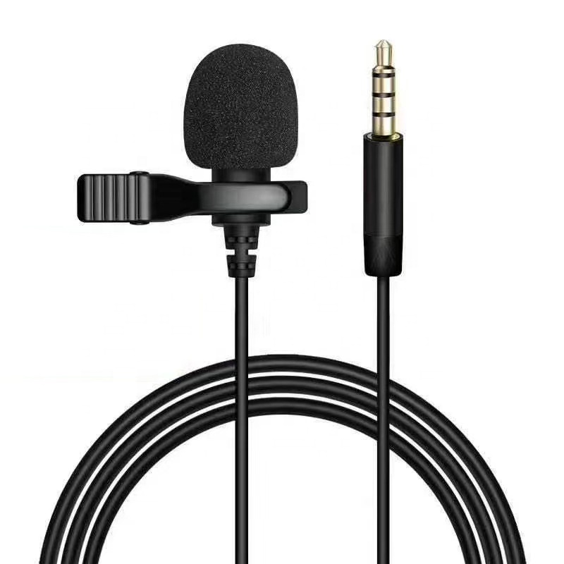 ไมค์ไลฟ์สด ไมค์มือถือ อัดเสียง ร้องเพลง สำหรับแอนดรอยด์ Mini Clip-on Microphone for Smartphone สินค้าพร้อมส่ง