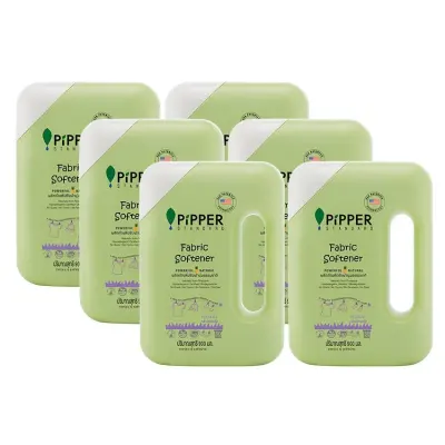 Pack 6 PiPPER STANDARD Natural Fabric Softener, Floral Scent 900 ml (FL900 90210103=6pcs)