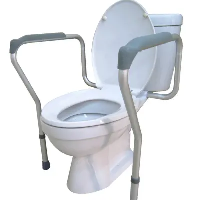 qSENIOR Toilet Safety Support Rail in Bathroom for elderly, patient, overweighted
