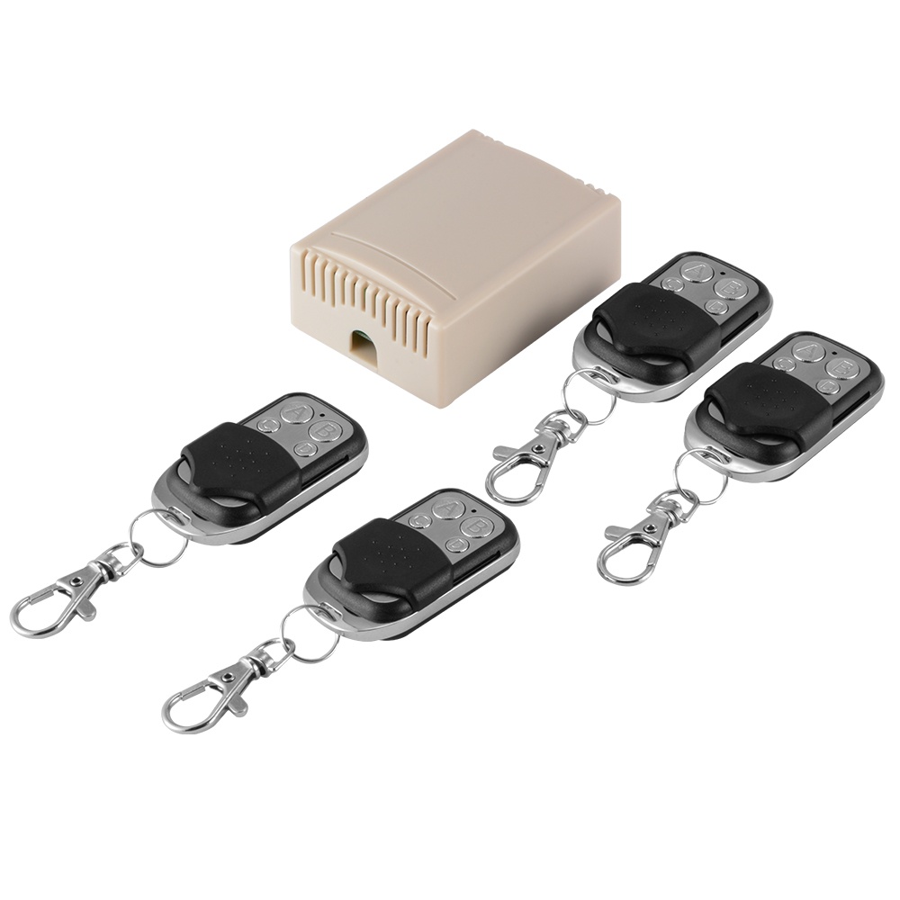 DC 12V 4CH Wireless Remote Control Relay Switch 4 Transceiver Receiver HS826