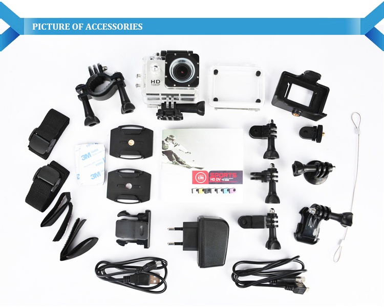 New arrival original video camera full waterproof sport camera