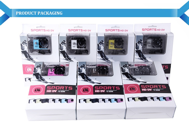 New arrival original video camera full waterproof sport camera