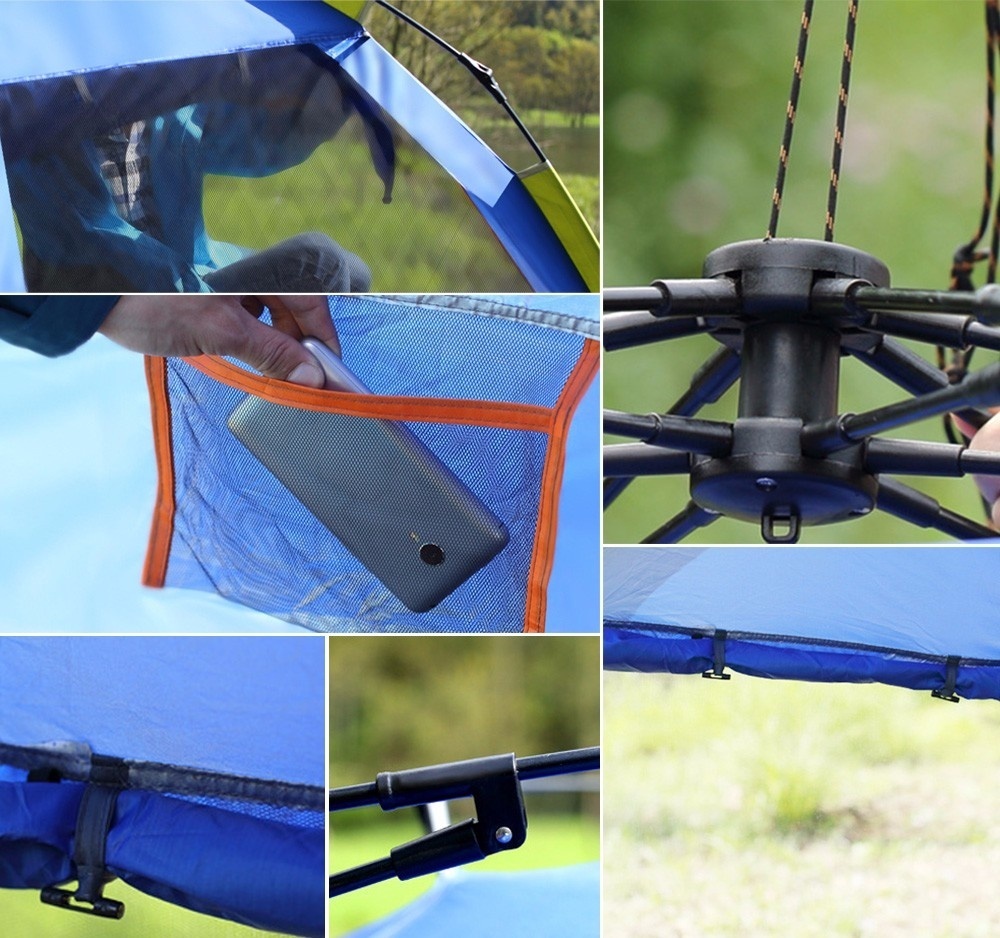 SHENGYUAN Outdoor Water Resistant Automatic Instant Setup 3 - 4 Person Beach Fishing Tent