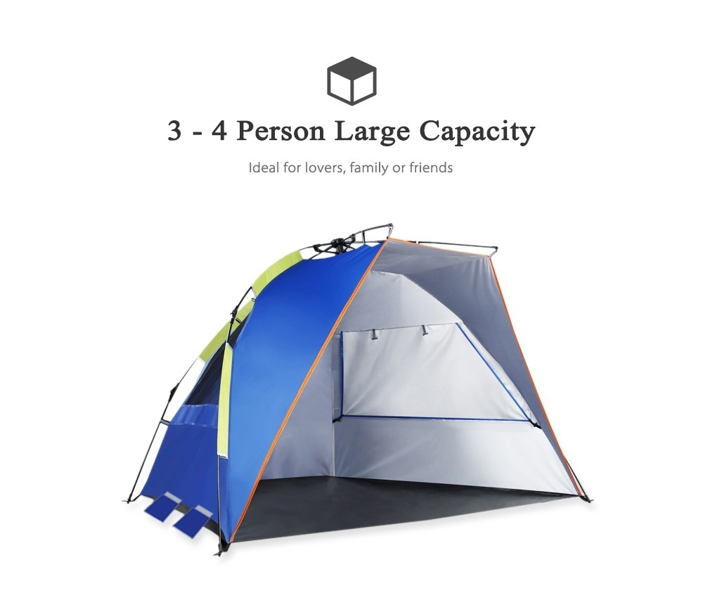 SHENGYUAN Outdoor Water Resistant Automatic Instant Setup 3 - 4 Person Beach Fishing Tent
