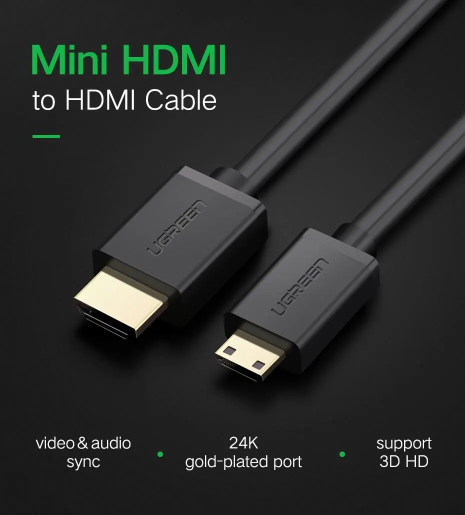 UGREEN Micro HDMI to HDMI Cable Bundle with 4K HDMI to HDMI Cable