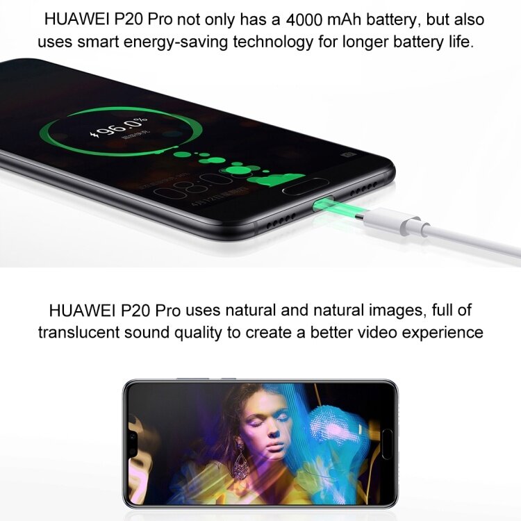 Original Huawei P20 EML-AL00 Celular Android 6GB 128GB 5.8 inch EMUI 8.1 Kirin 970 P20 Pro Smartphone Latest 5G Mobile Phone