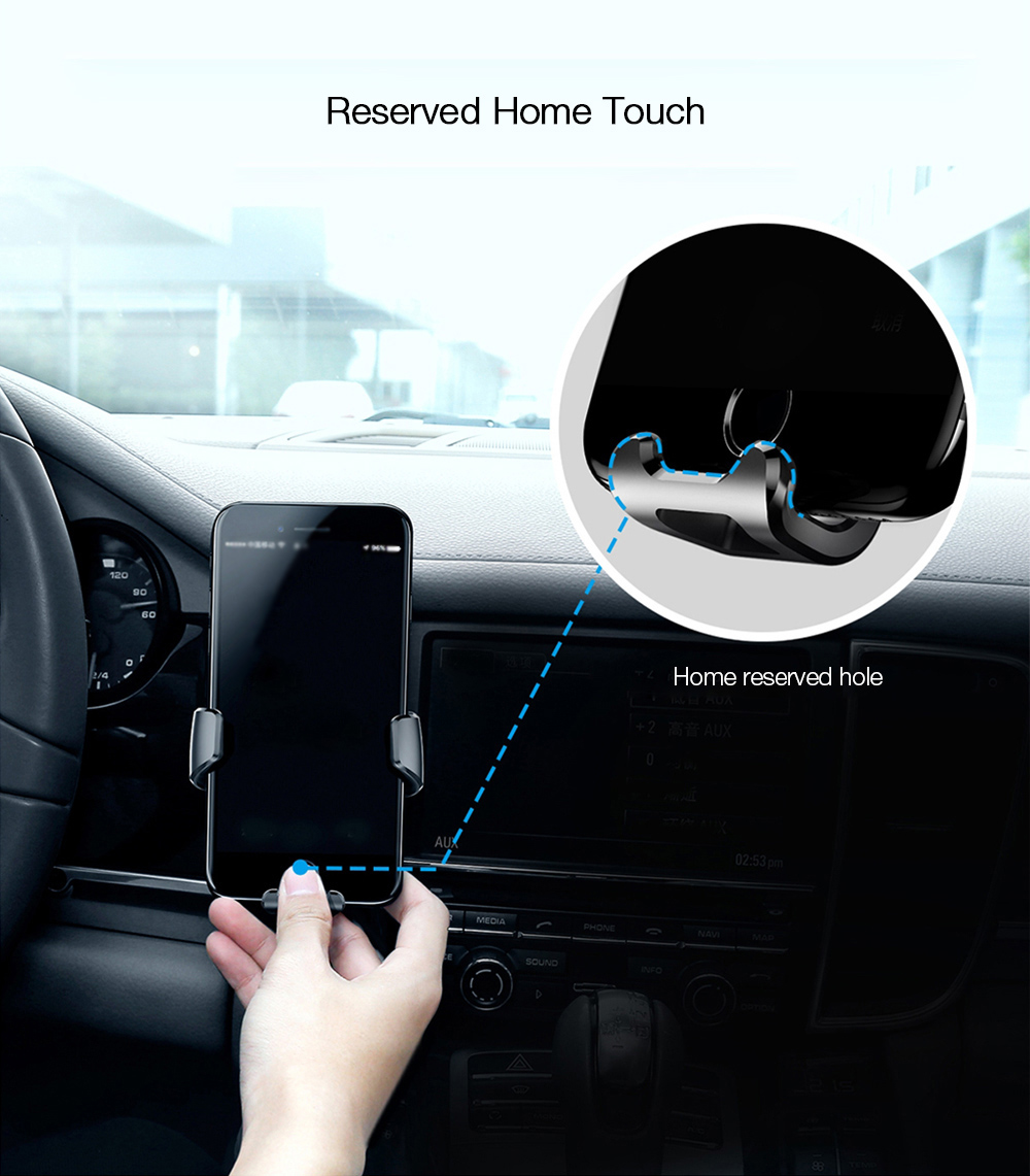 Baseus Gravity Air Vent Car Mount 360 Degree Rotation Phone Holder Cradle Baseus Gravity Air Vent Car Mount 360 Degree Rotation Phone Holder Cradle